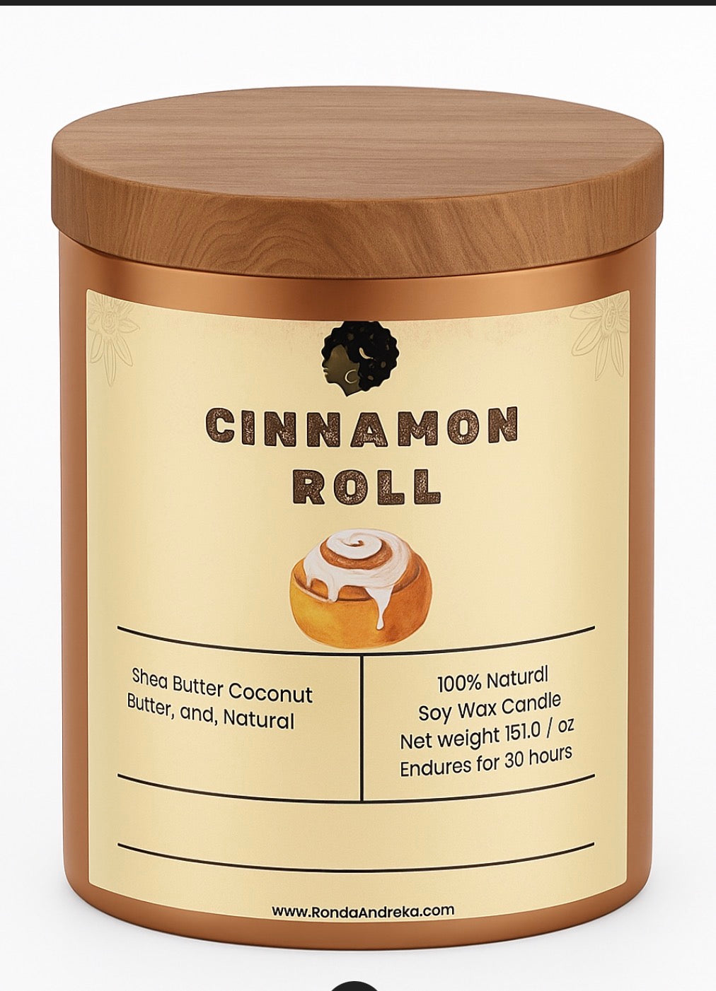 Cinnamon Roll Candle