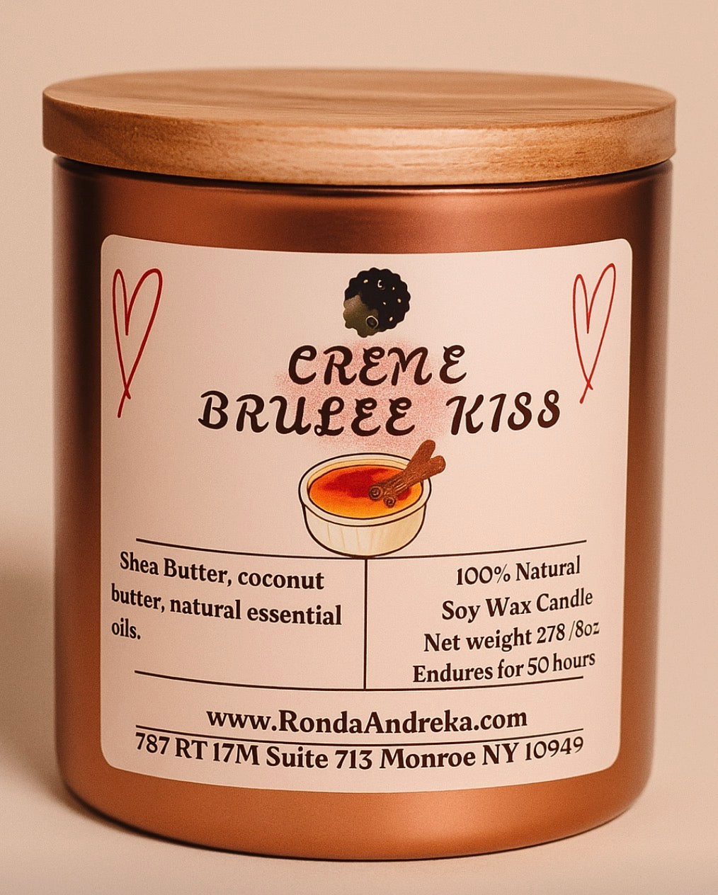 Creme Brûlée Kiss Candle