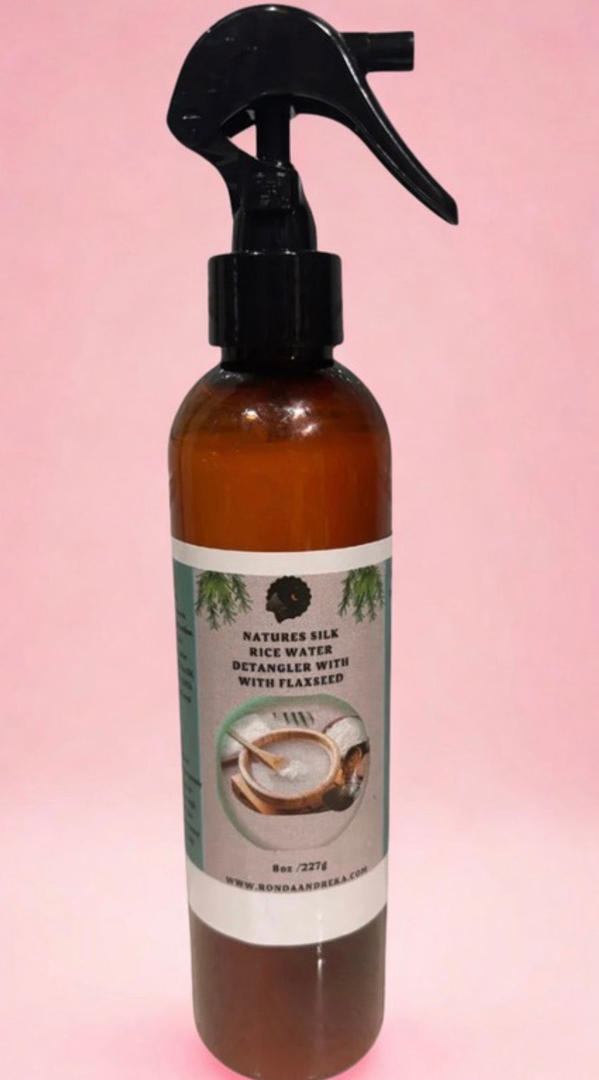 Nature’s Silk Rice Water Detangler with Flaxseed(Unscented)