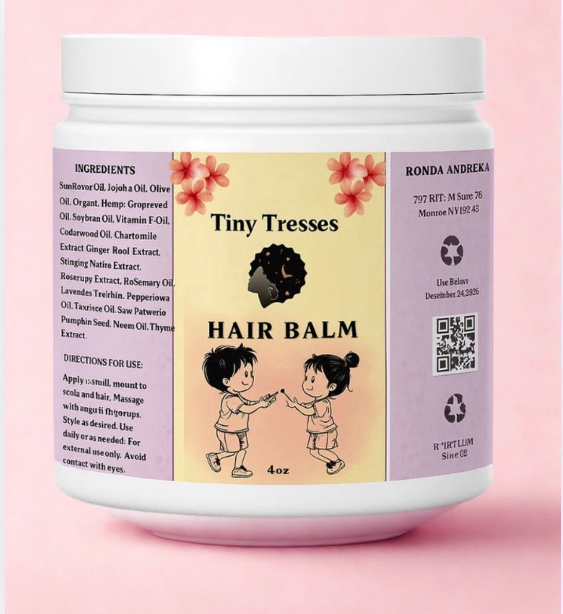 Tiny Tresses Hair Balm