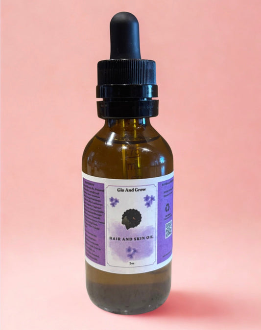 Glo And Gro Skin And Hair Serum 1oz